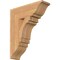 Ekena Millwork Merced Traditional Smooth Bracket, Western Red Cedar, 5 1/2"W x 18"D x 22"H BKT06X18X22MRC01SWR - alternate 1